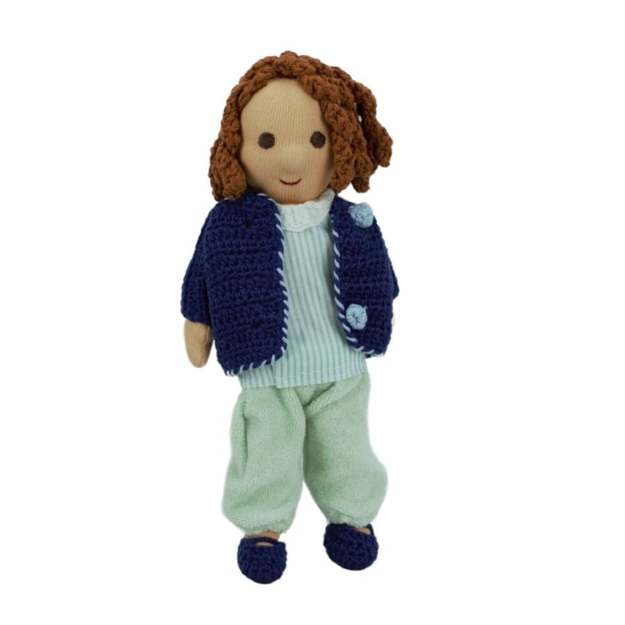 Lacivert Örgü Bebek - Orta Boy